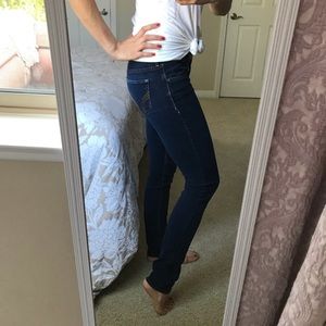 3L Hollister Low Rise Skinny Jeans Dark Blue